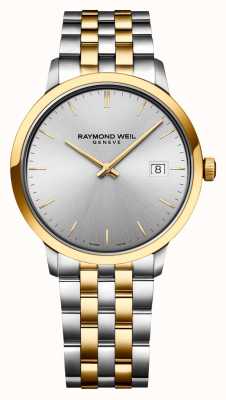 Raymond Weil ​toccata voor mannen | tweekleurig roestvrij staal | zilveren wijzerplaat | 5485-STP-65001