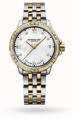 Raymond Weil ​tango voor vrouwen | tweekleurige stalen armband | parelmoer 5960-SPS-00995