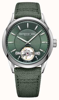 Raymond Weil Heren | freelancer | automatisch | groene wijzerplaat 2780-STC-52001