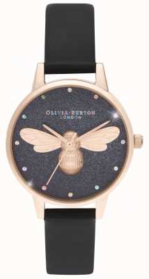 Olivia Burton Rainbow Lucky Bee veganistisch horloge met midi-wijzerplaat OB16FB13