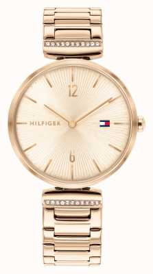 Tommy Hilfiger ​vrouwen | aria | roségouden stalen armband | roségouden wijzerplaat | 1782271