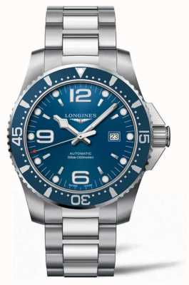 LONGINES Hydroconquest 44 mm automatische duiker blauwe wijzerplaat L38414966