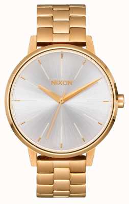 Nixon Kensington | goud / wit | gouden ip-armband | zilveren wijzerplaat A099-508-00