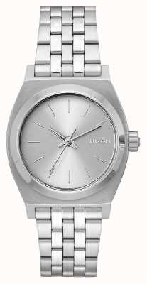 Nixon Middellange tijdteller | helemaal zilver | roestvrijstalen armband | zilveren wijzerplaat A1130-1920-00