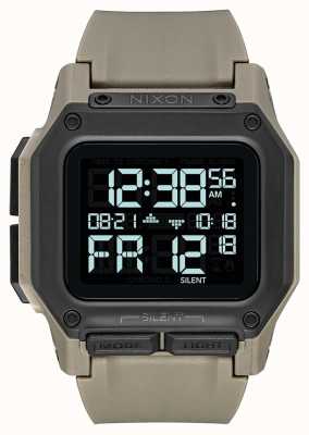 Nixon Regulus | alle zand | digitaal | zandkleurige tpu-band A1180-2711-00