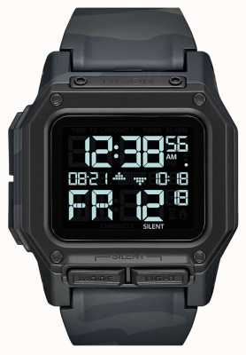 Nixon Regulus | zwarte multicam | digitaal | meerkleurige camo tpu-band A1180-3015-00