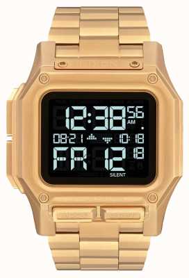 Nixon Regulus ss | alle goud | digitaal | gouden ip stalen armband | A1268-502-00