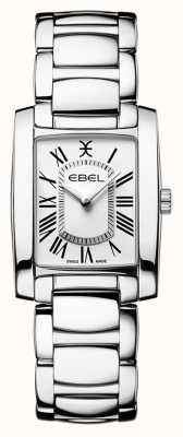 EBEL Brasilia voor dames | roestvrijstalen armband | witte wijzerplaat 1216461