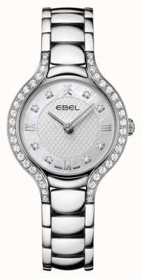 EBEL Beluga voor dames | roestvrijstalen armband | parelmoer wijzerplaat | diamanten set 1216465