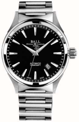 Ball Watch Company Brandweerman overwinning dames | stalen armband | zwarte wijzerplaat NL2098C-S3J-BK
