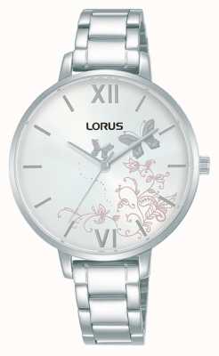 Lorus Dames | witte sunray wijzerplaat | roestvrijstalen armband RG201TX9