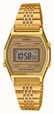 Casio Digitaal horloge met vintage gouden harskast LA690WEGA-9EF