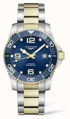 LONGINES Hydroconquest 41mm | automatisch | tweekleurig | blauwe wijzerplaat L37813967