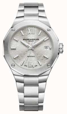 Baume & Mercier Riviera zilveren sunray wijzerplaat horloge M0A10615