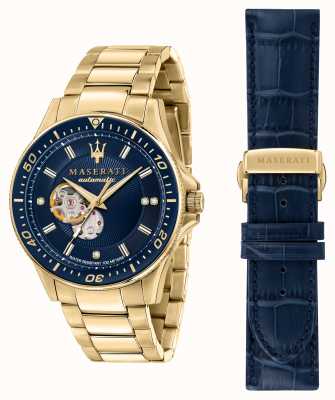 Maserati Sfida diamanten verguld horloge R8823140004