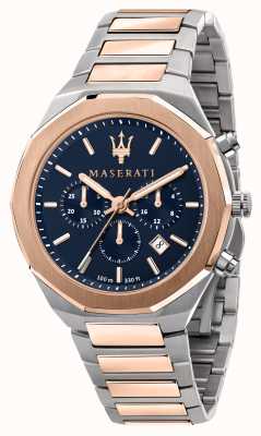 Maserati Stile chronograaf heren tweekleurig horloge R8873642002