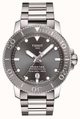 Tissot Seastar 1000 powermatic 80 grijze wijzerplaat T1204071108101
