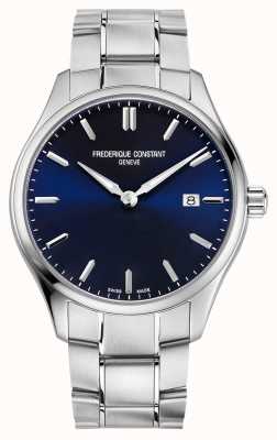 Frederique Constant Klassieke quartz 40 mm blauwe wijzerplaat FC-220NS5B6B