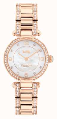 Coach | cary | rosé gouden armband | kristallen set | 14503838