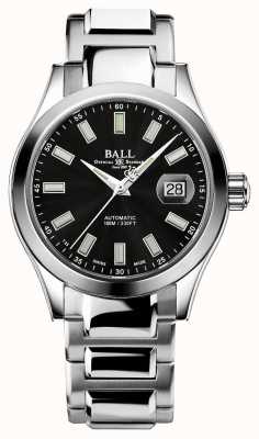 Ball Watch Company Heren | ingenieur iii | wonderlicht | roestvrij staal | zwarte wijzerplaat NM2026C-S10J-BK