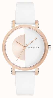 Klasse14 Im boog witte 32 mm witte siliconen band IM18RG007W