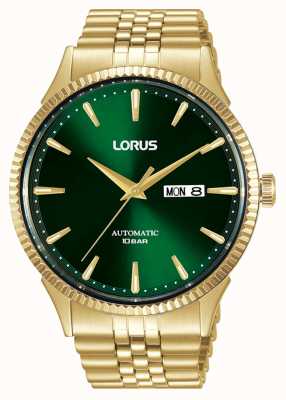Lorus Automatisch klassiek groen sunray-wijzerplaathorloge RL468AX9