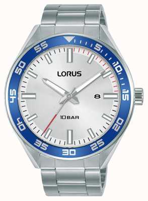 Lorus Sport quartz horloge zilveren sunray wijzerplaat RH939NX9
