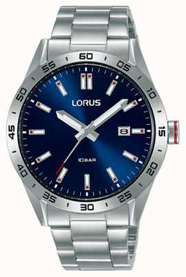 Lorus Sport 40 mm quartz horloge blauwe sunray wijzerplaat RH961NX9