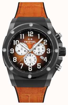 TW Steel Ace Genesis limited edition oranje rubberen en leren band ACE133