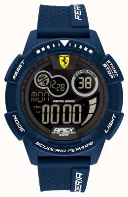Scuderia Ferrari Apex (geen originele doos) supersnelle blauwe siliconen band 0830858