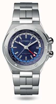 Michel Herbelin Cap camarat gmt automatisch roestvrijstalen horloge 1445/B25