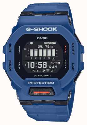 Casio G-shock g-squad digitaal quartz blauw horloge GBD-200-2ER