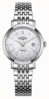 Rotary Dames windsor roestvrij stalen horloge LB05420/02