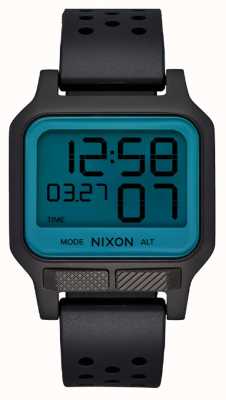 Nixon Warmte zwart / aqua positief digitaal horloge A1320-5071-00