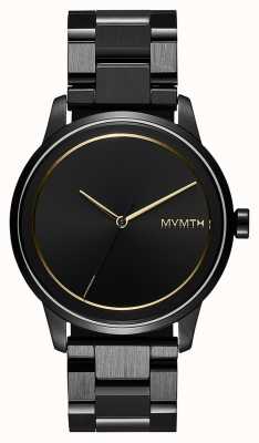 MVMT Profiel unisex zwart verguld roestvrijstalen horloge 28000181-D