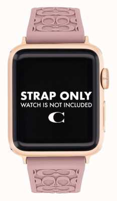 Coach Apple watch band (38/40mm) roze siliconen 14700040