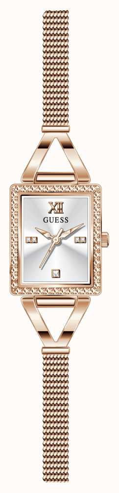 zegevierend hypothese Thespian Guess Grace Dameshorloge Met Roségoudkleurige Zilveren Zonnestraal GW0400L3  - First Class Watches™ BEL