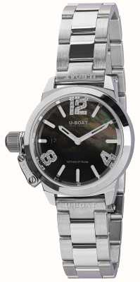 U-Boat Classico 30mm zwart parelmoer horloge 8899