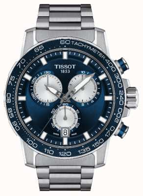 Tissot Super sport blauw chronograaf horloge T1256171104100