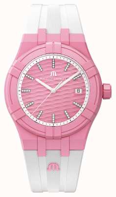 Maurice Lacroix Aikon quartz #tide upcycled-kunststof (40mm) roze/wit AI2008-EEEE1-3A0-0