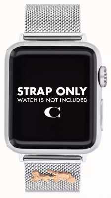 Coach Apple horlogeband (38/40 mm) stalen gaas 14700037