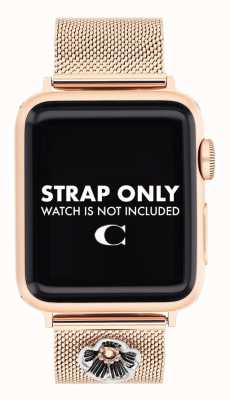 Coach Apple watch band (38/40/41mm) rosé goud mesh 14700038