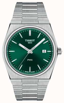 Tissot Prx 40 205 | groene wijzerplaat | roestvrijstalen armband T1374101109100