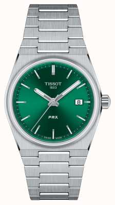Tissot Prx 40 205 quartz 35mm groen/zilver T1372101108100