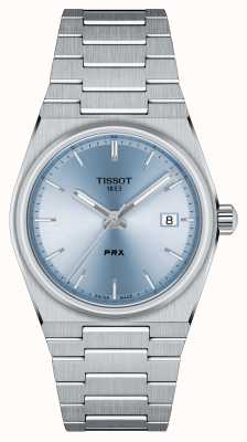 Tissot Prx 40 205 quartz 35mm ijsblauw/zilver T1372101135100