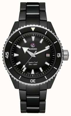 RADO Captain Cook high-tech keramische duiker zwarte armband R32129152