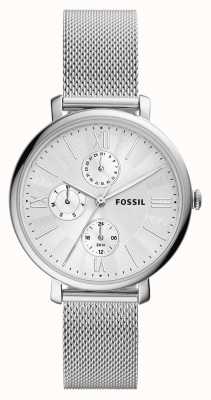 Fossil Dames | zilveren wijzerplaat | armband van roestvrij staal ES5099