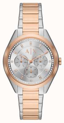Armani Exchange Dames | kristallen set | tweekleurige armband AX5655
