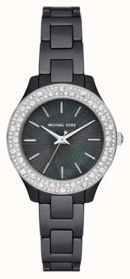 Michael Kors Liliane dames zwart keramiek horloge MK4650