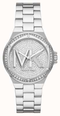 Michael Kors Lennox zilverkleurig mk horloge met kristallen set MK7234